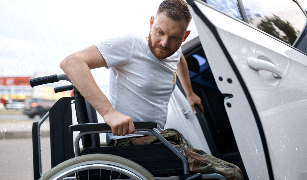 "A disabled veteran"